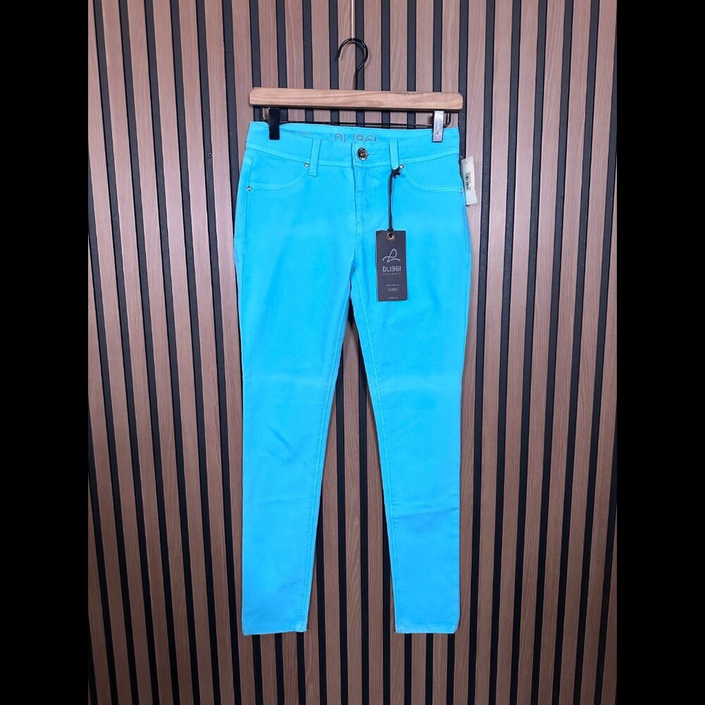 New DL1961 Legging Jeans 25 Womens Blue 4 Way Stretch Cotton Emma Jeggings